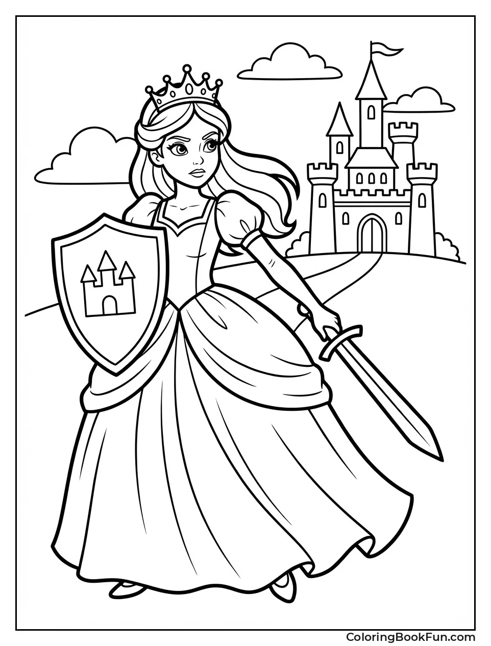 Princess Knight with Sword