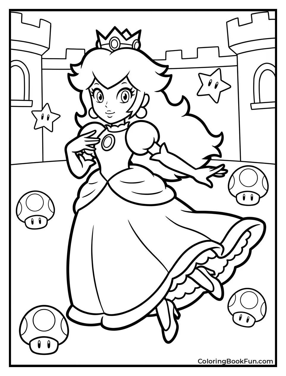 Anime Peach Strikes Pose