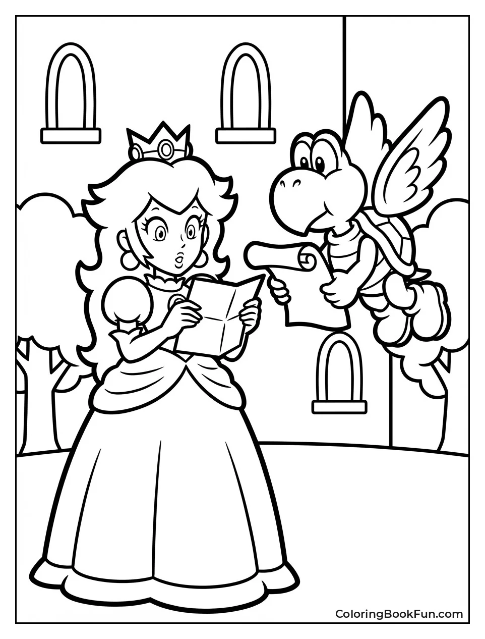 Peach Reads Surprise Letter