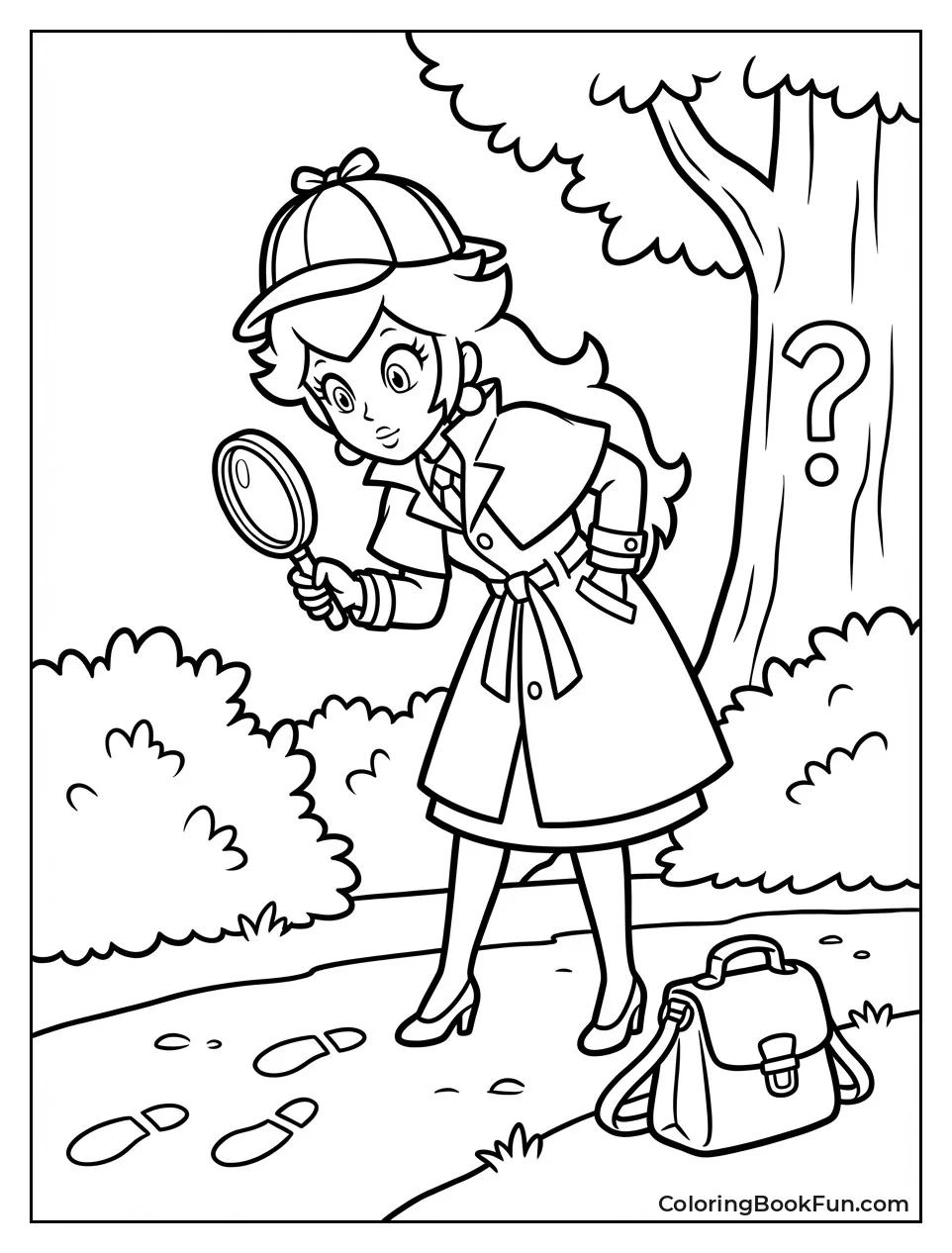 Detective Peach Finds Clues