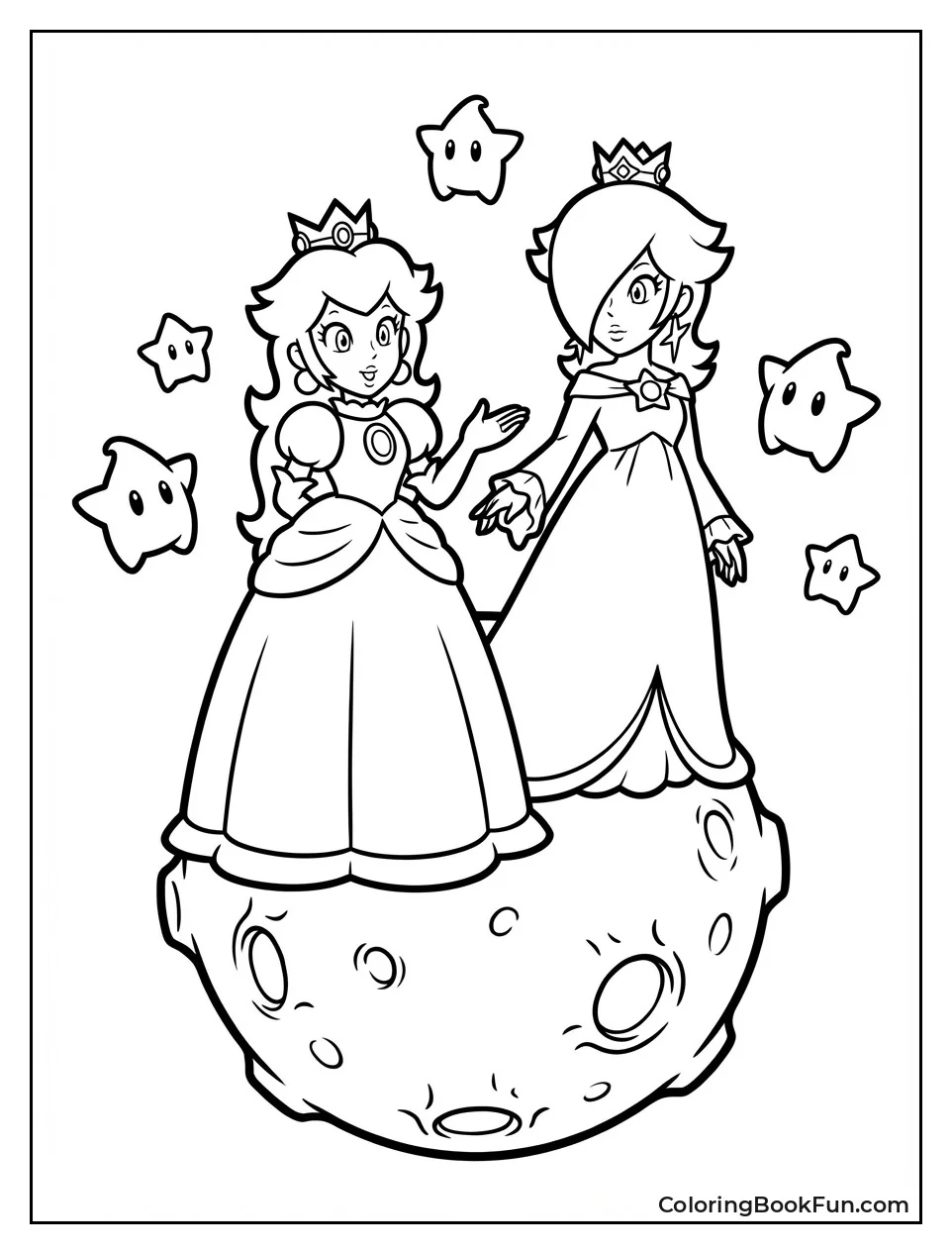 Peach Meets Galaxy Rosalina
