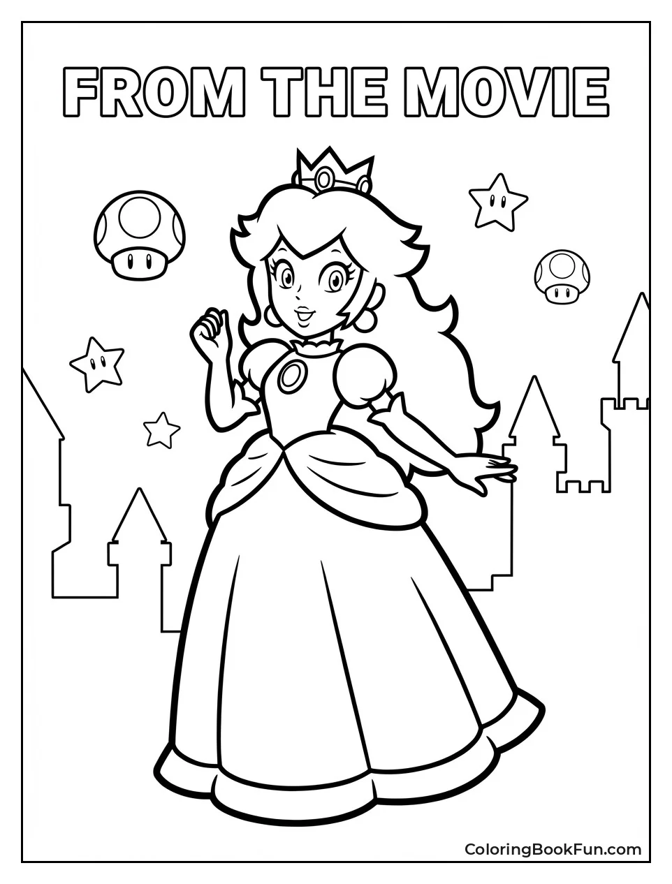 Movie Peach Looks Cool