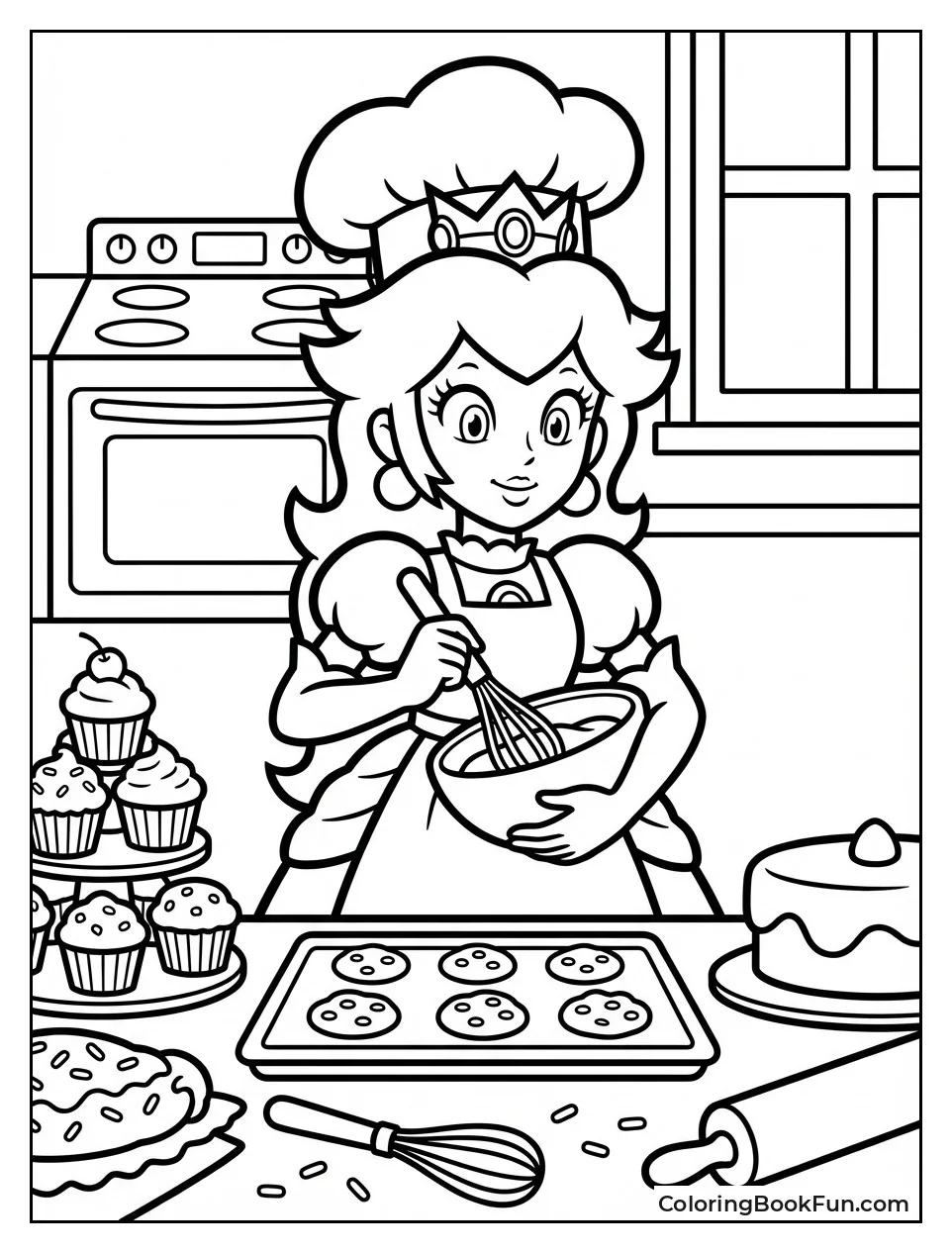 Baker Peach Makes Pastries