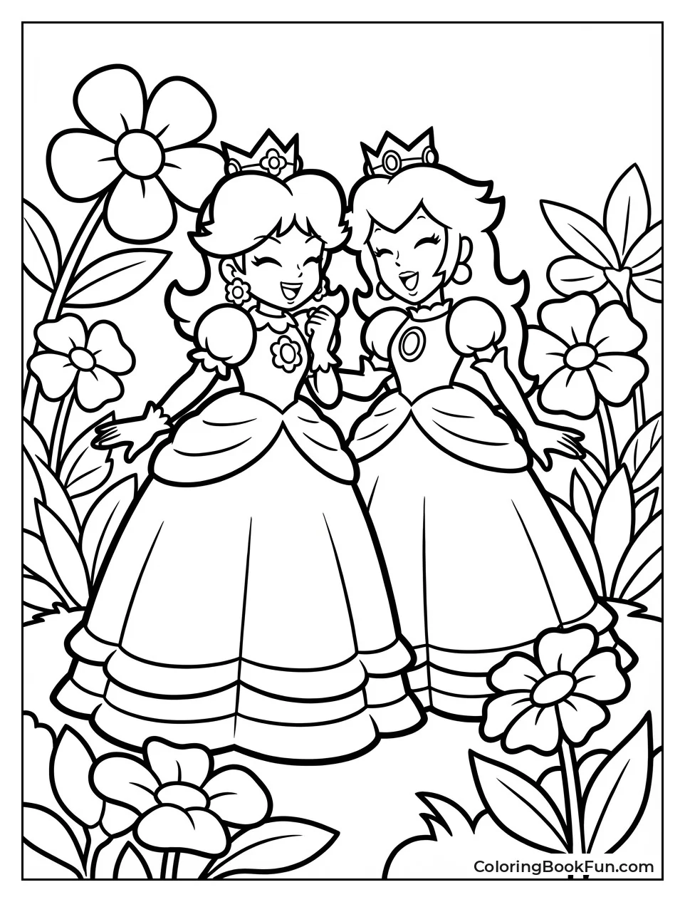 Peach Laughs with Daisy