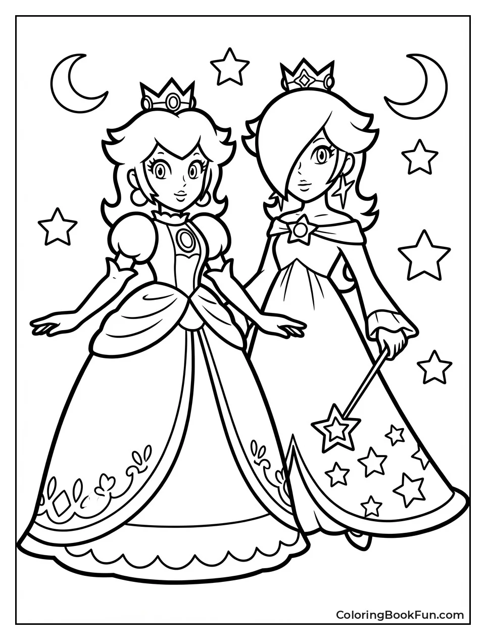 Peach Poses with Rosalina