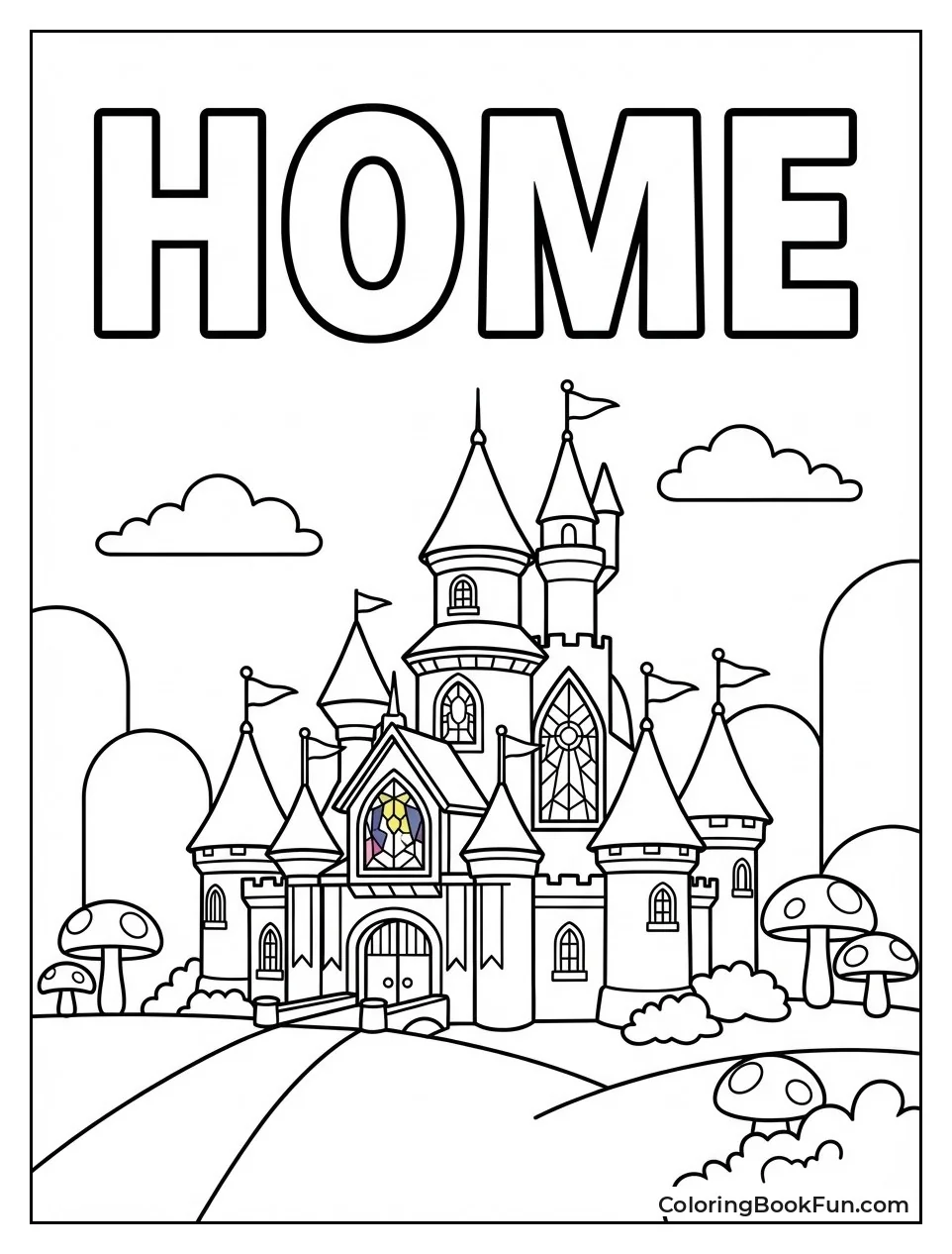 Peach Castle Towers Shine