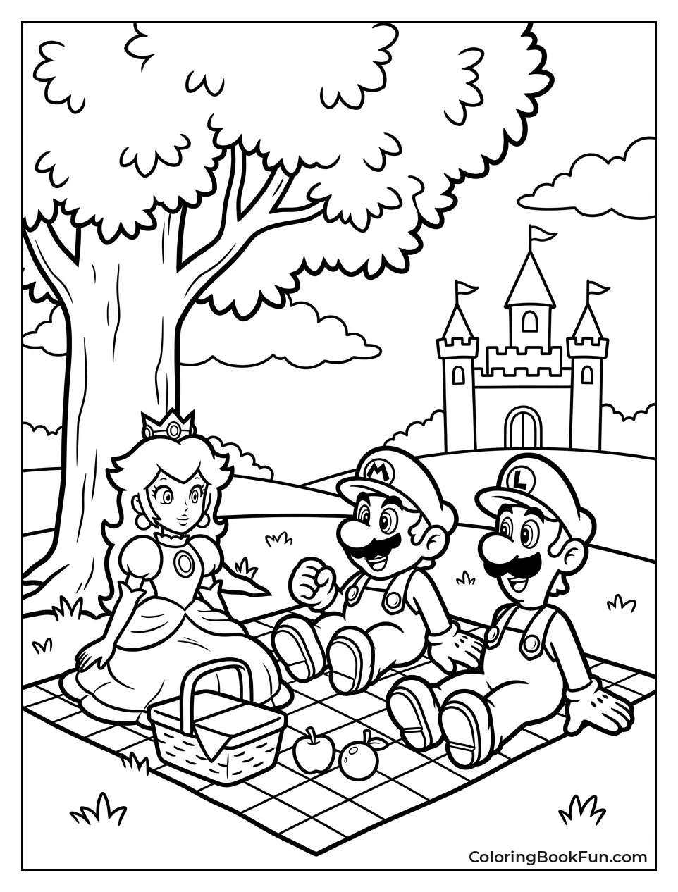 Friends Picnic under Tree