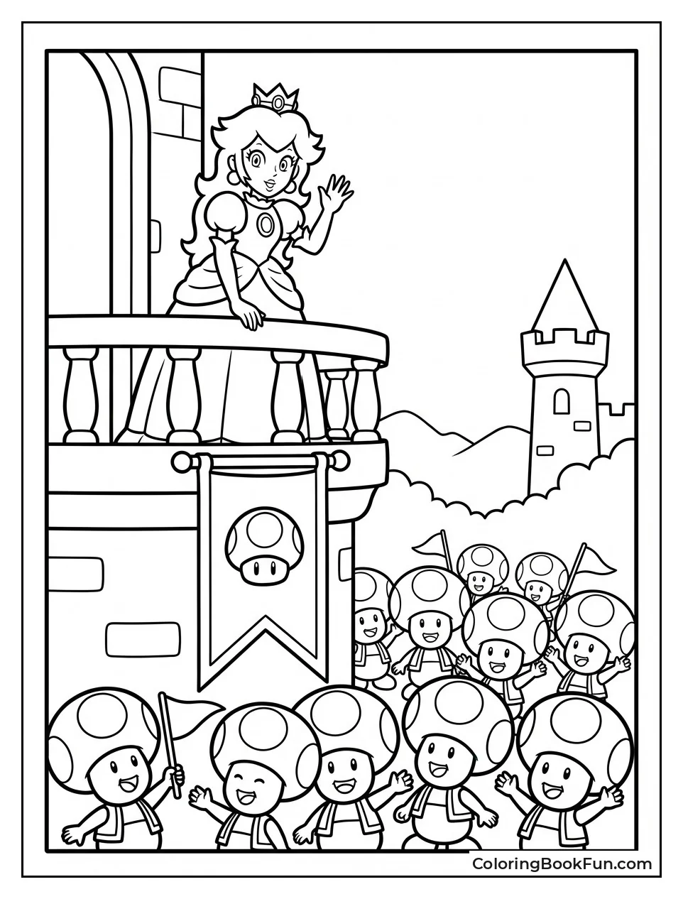 Peach Waves from Balcony