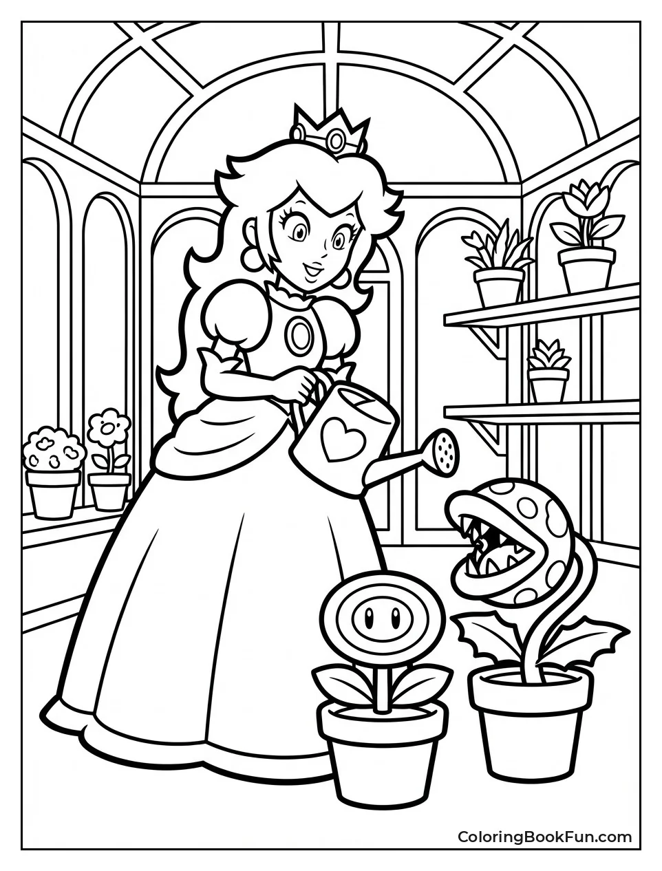 Peach Waters Fire Flowers