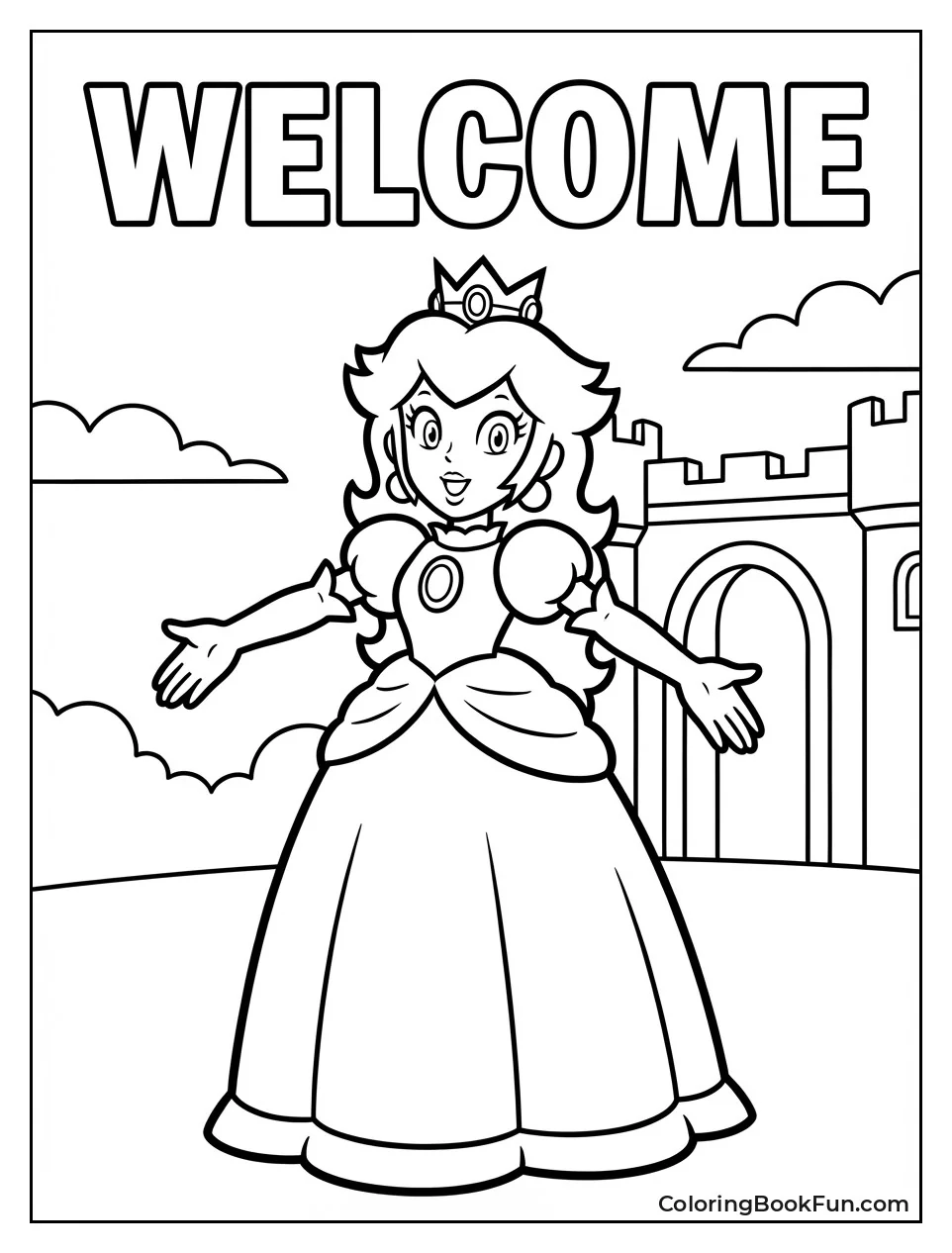 Peach Opens Arms Wide