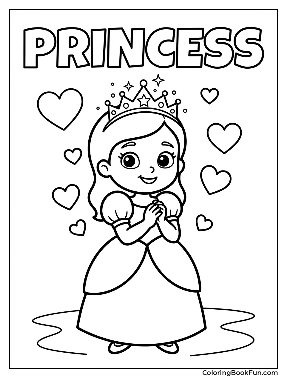 Cute Princess with Tiara