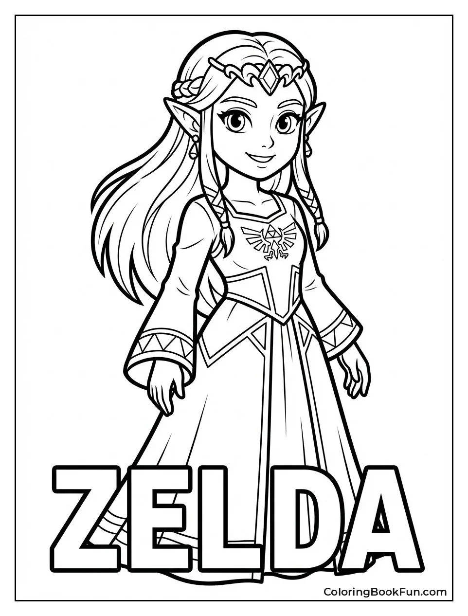 Princess Zelda Smiles Gently