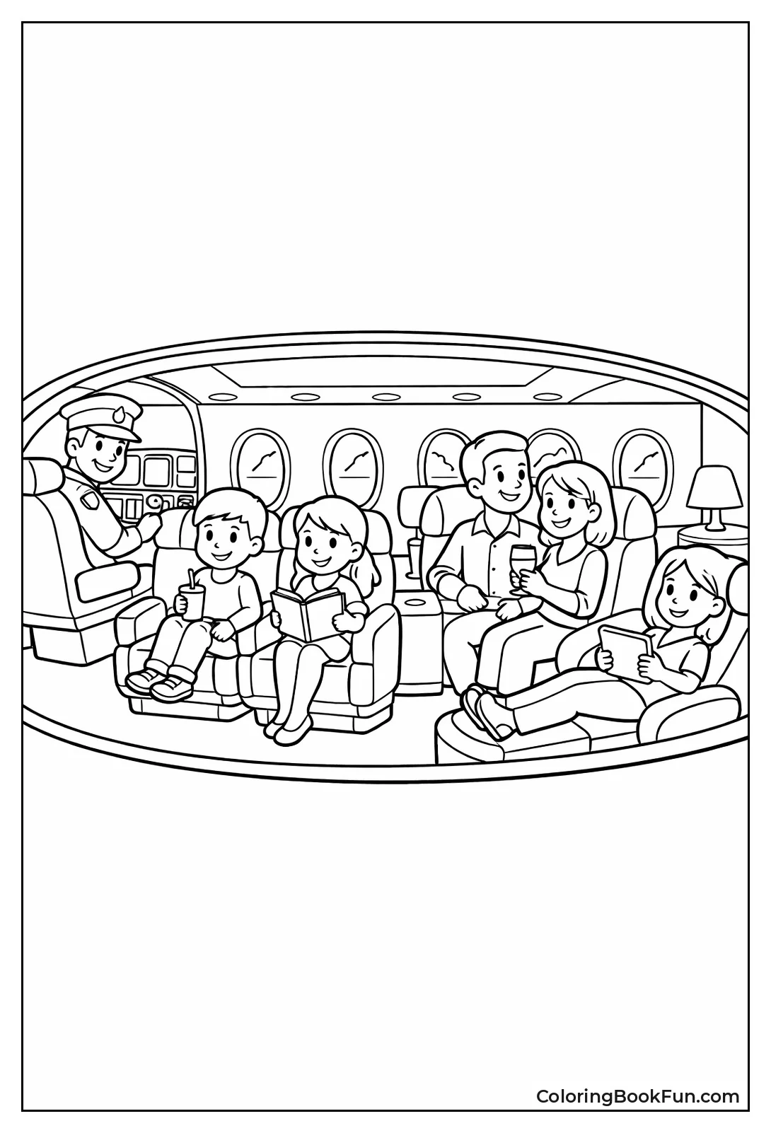 Luxury Jet Cabin Inside