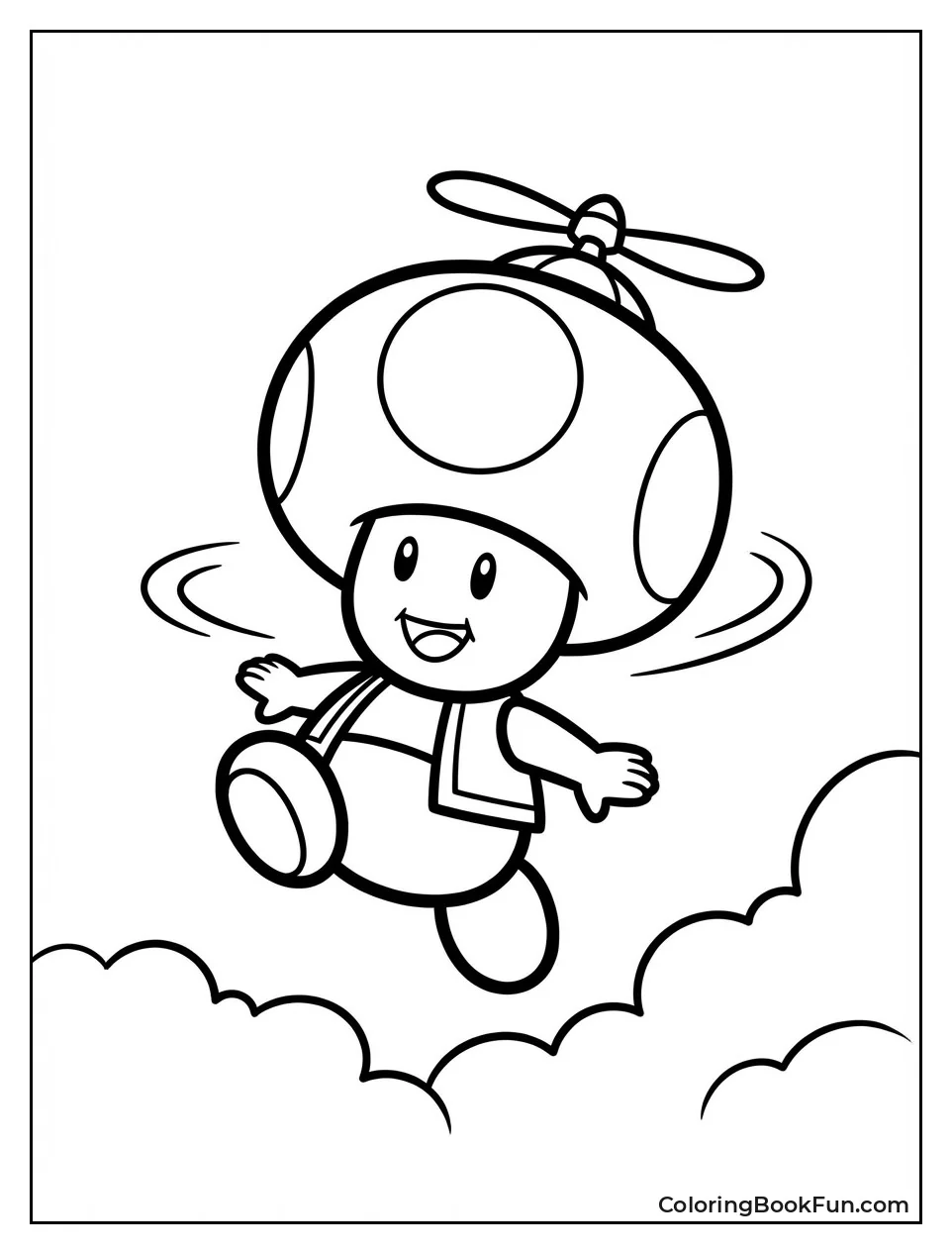 Propeller Toad Flies Skyward