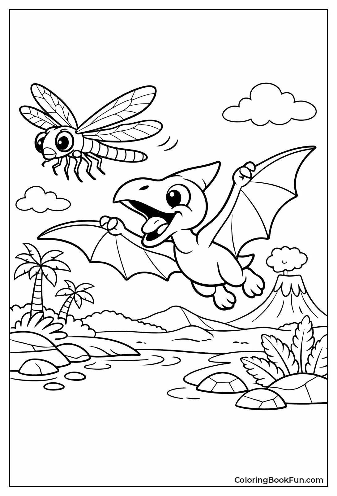 Chasing a Giant Dragonfly