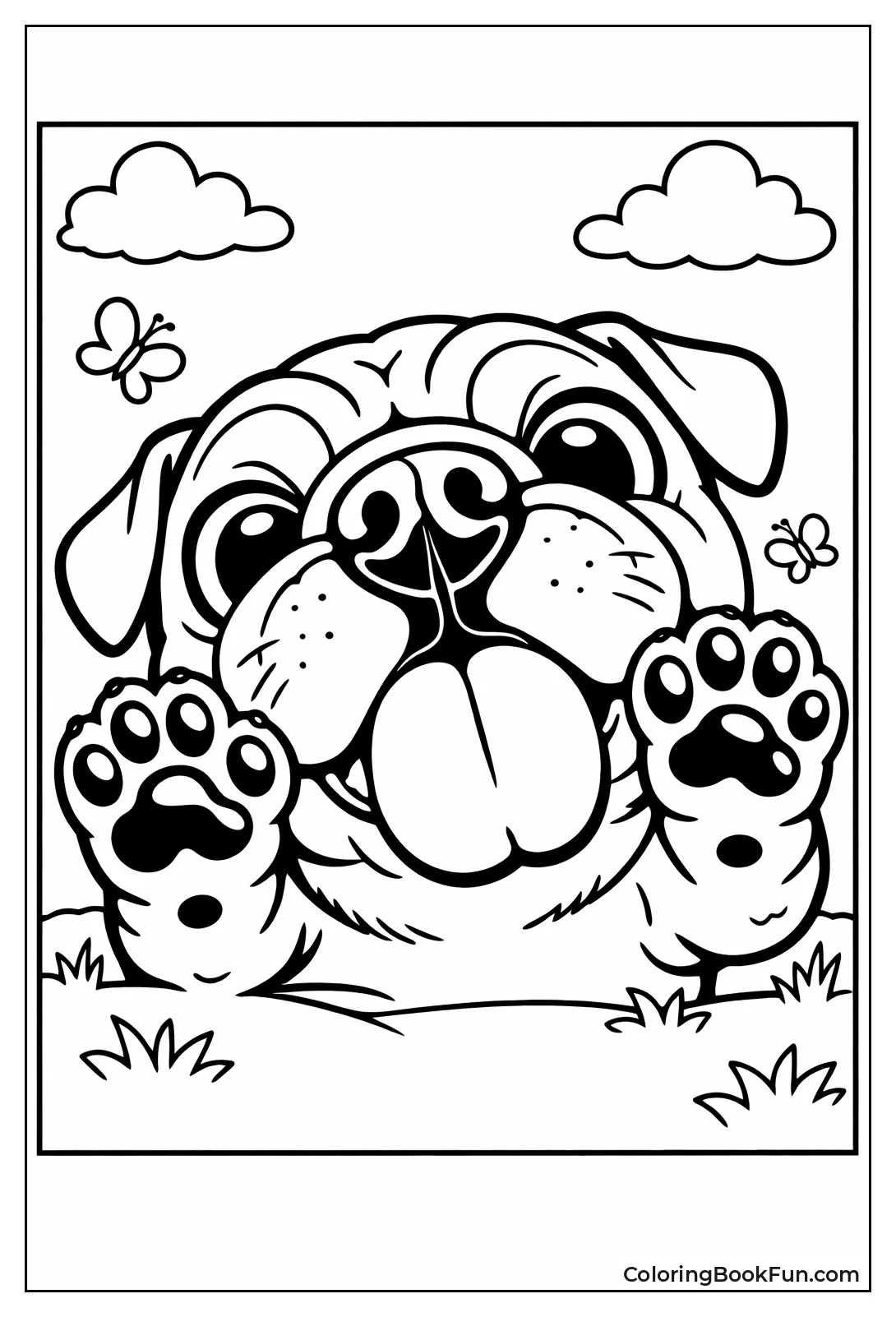 Pug Licking Glass Screen