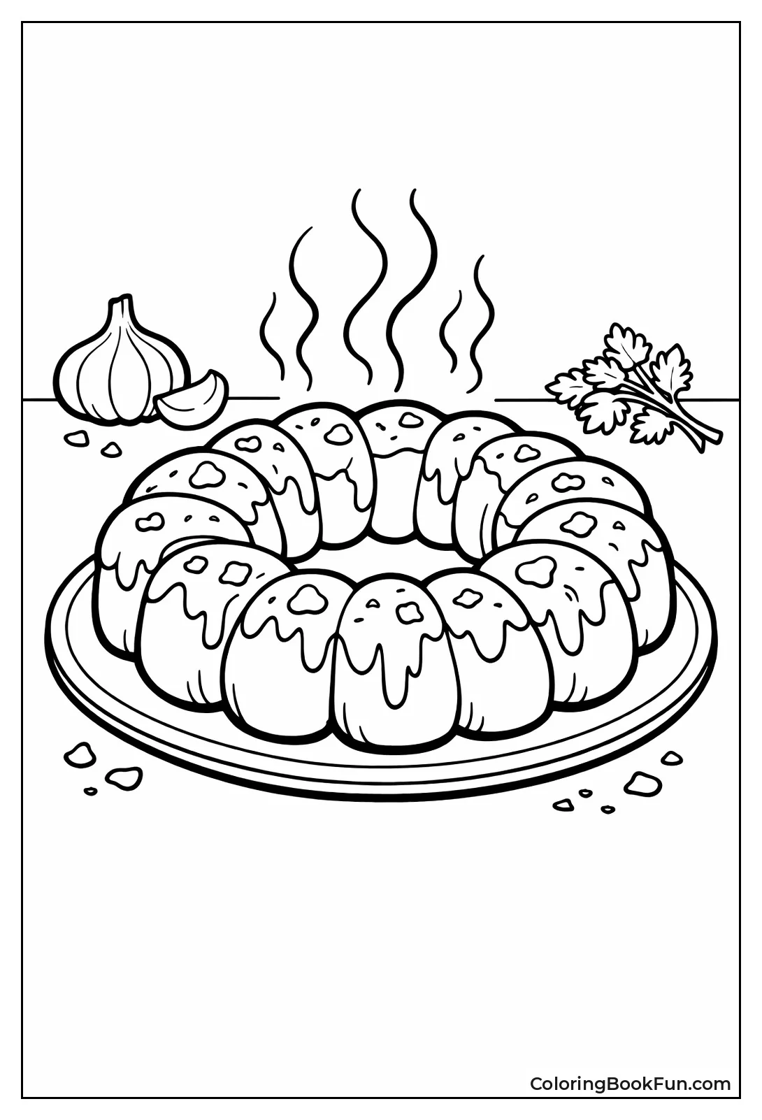 Steamy Cheesy Pull Apart