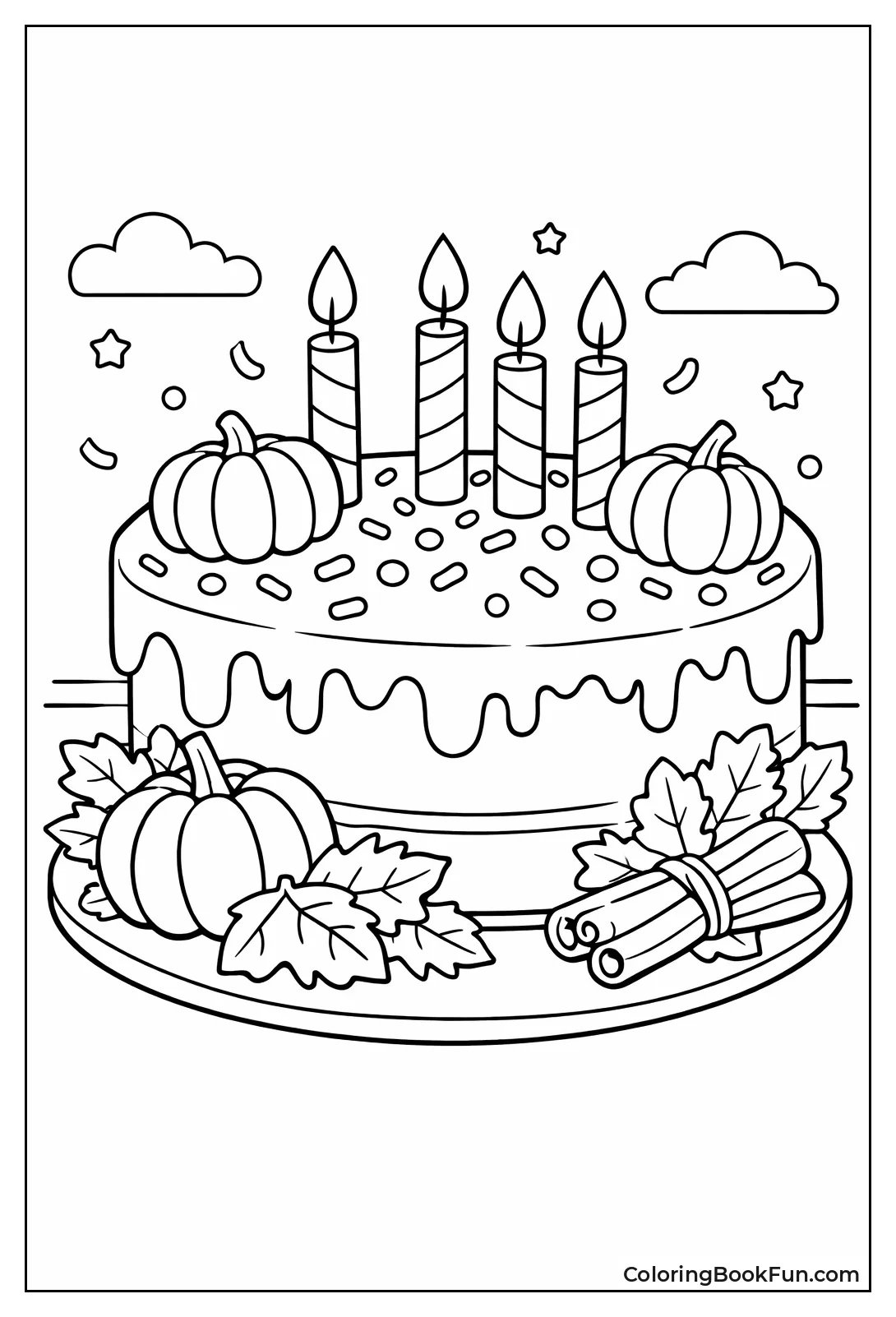 Pumpkin Patch Autumn Cake