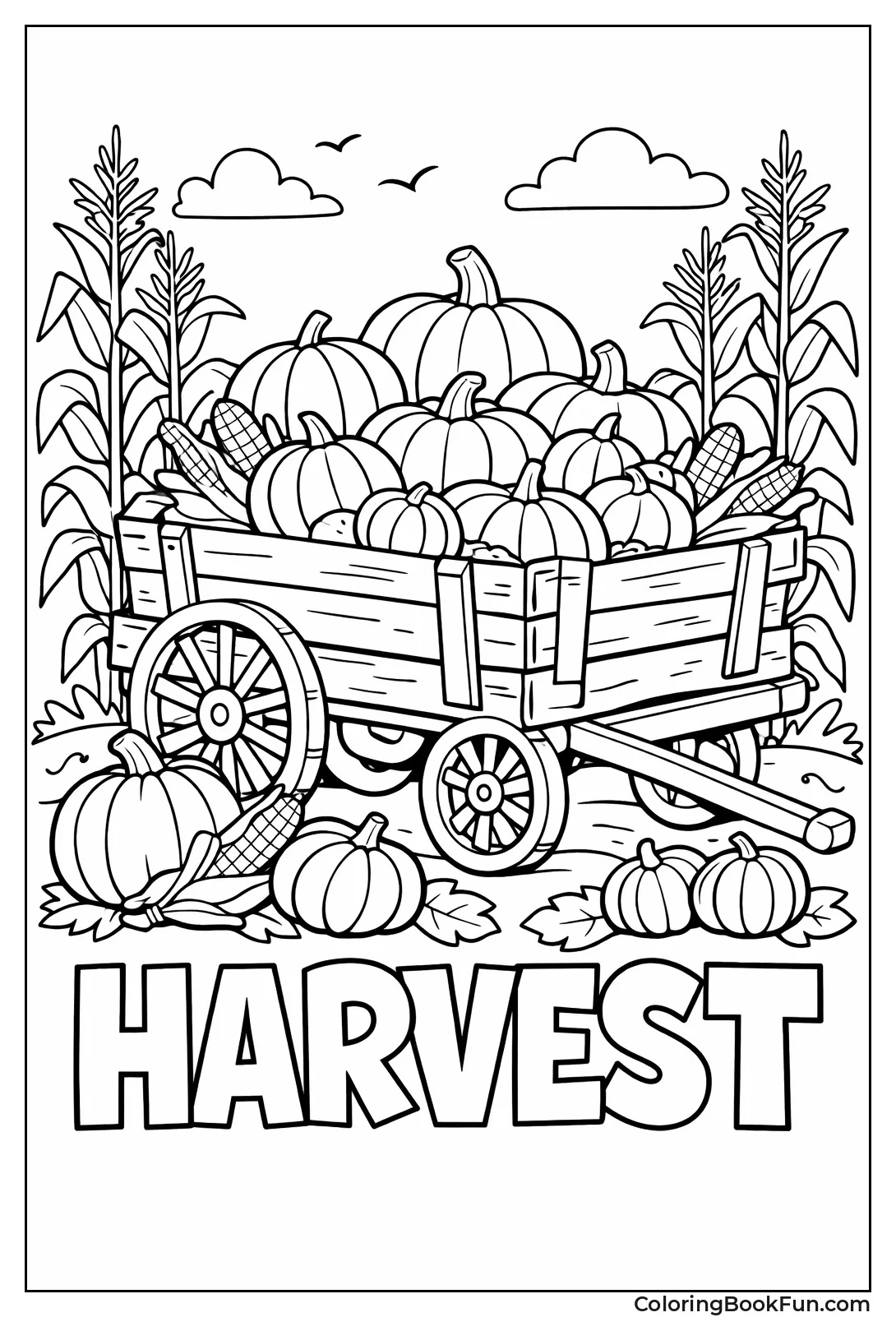 Wagon Full of Pumpkins