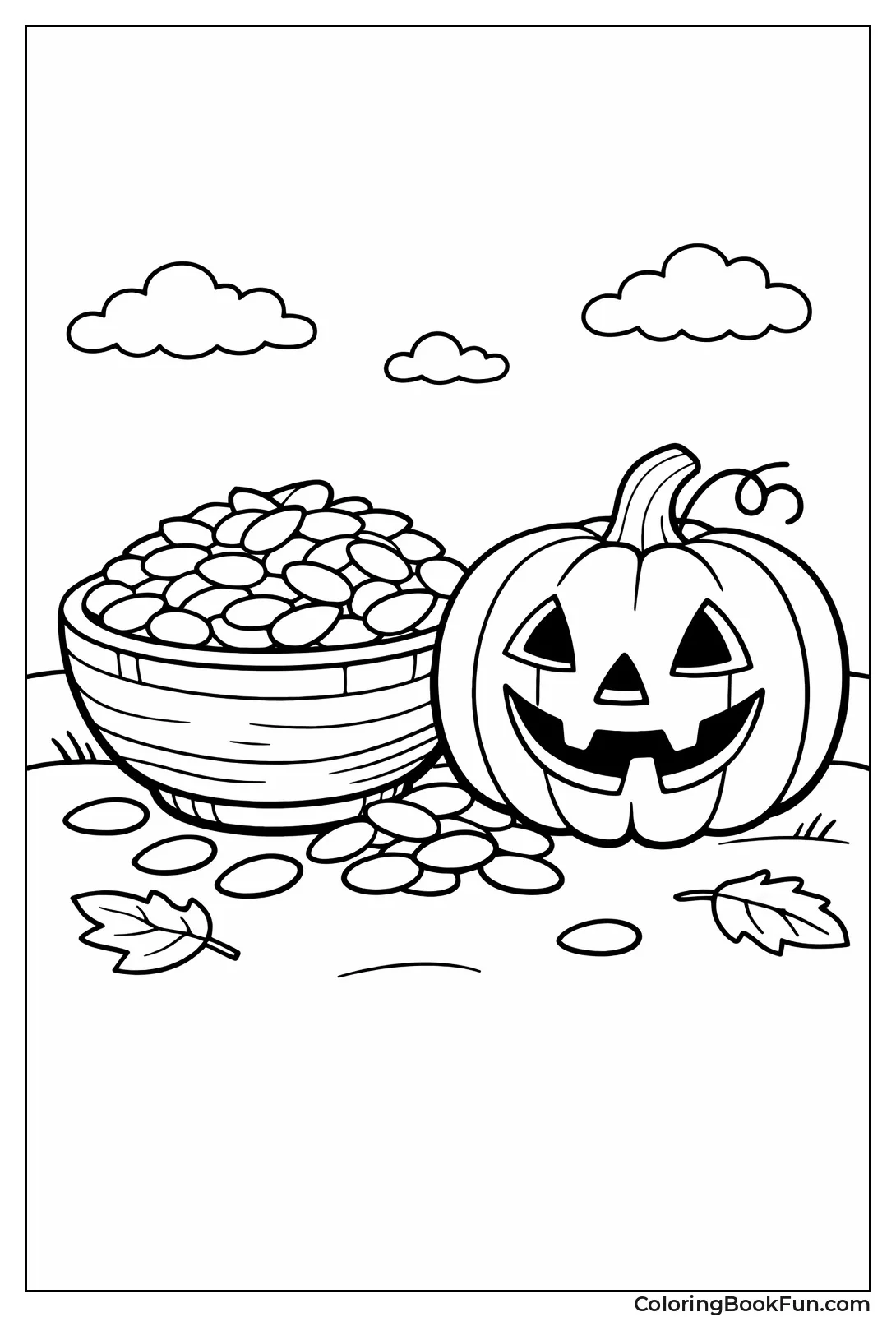 Bowl of Pumpkin Seeds