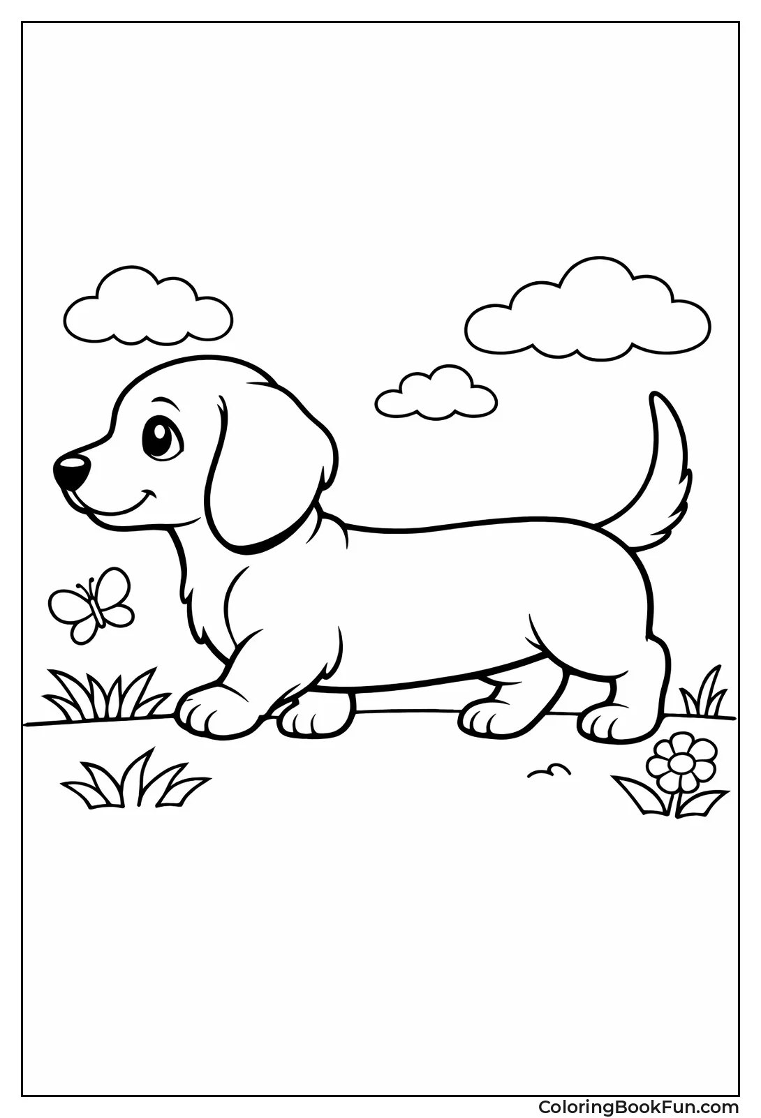 Dachshund Puppy Side Profile