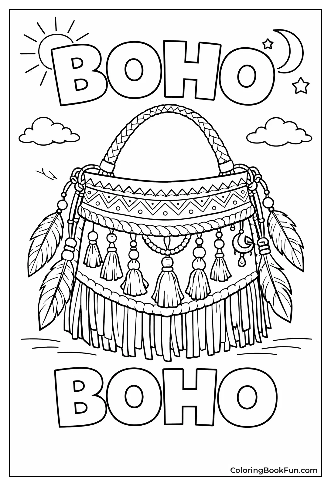 Boho Tote with Fringe