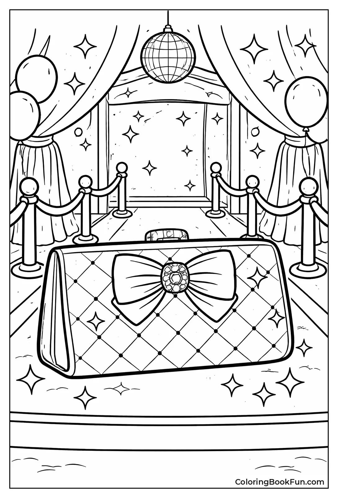 Sparkly Clutch at Party