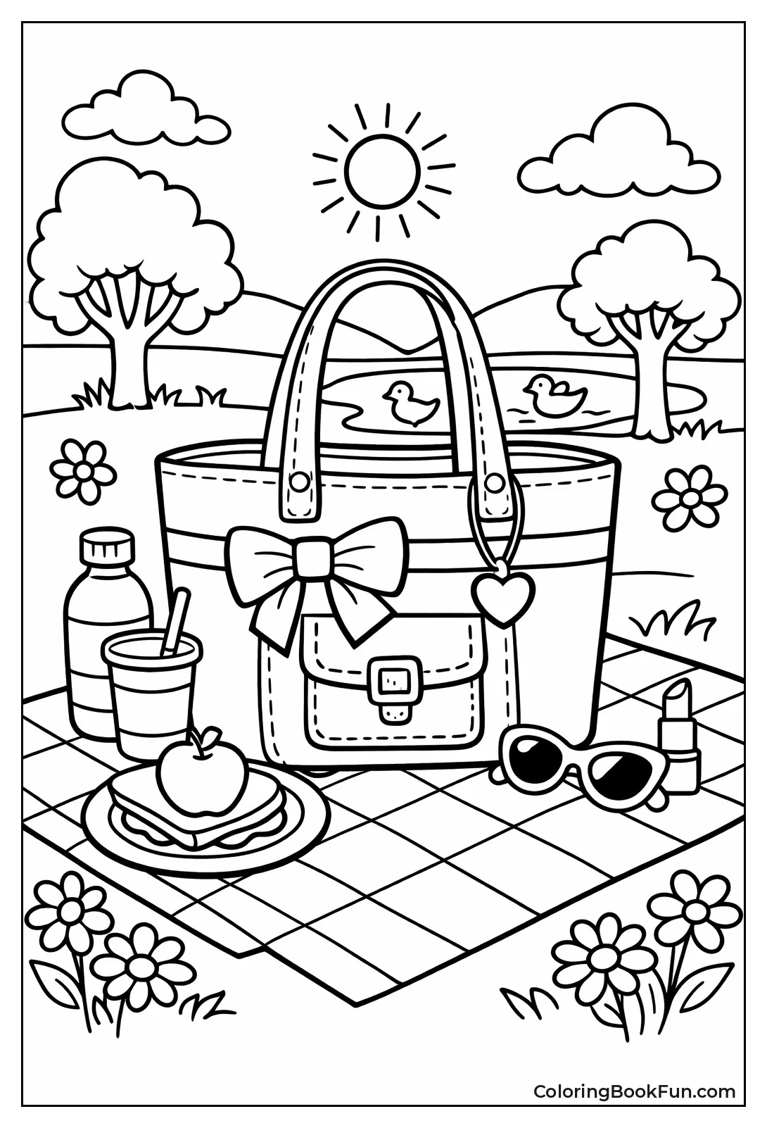 Picnic Tote in Park