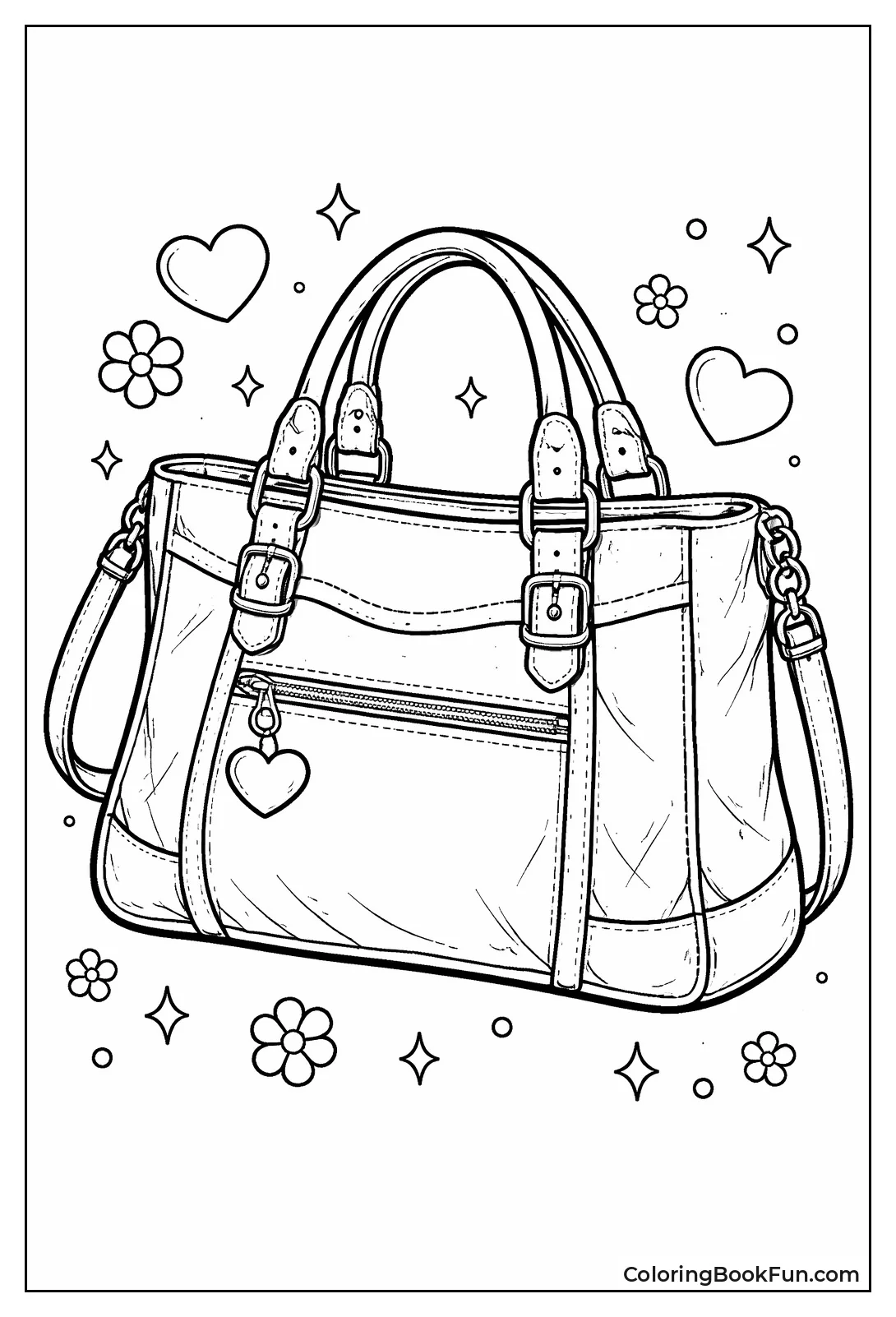 Stitched Leather Tote Bag