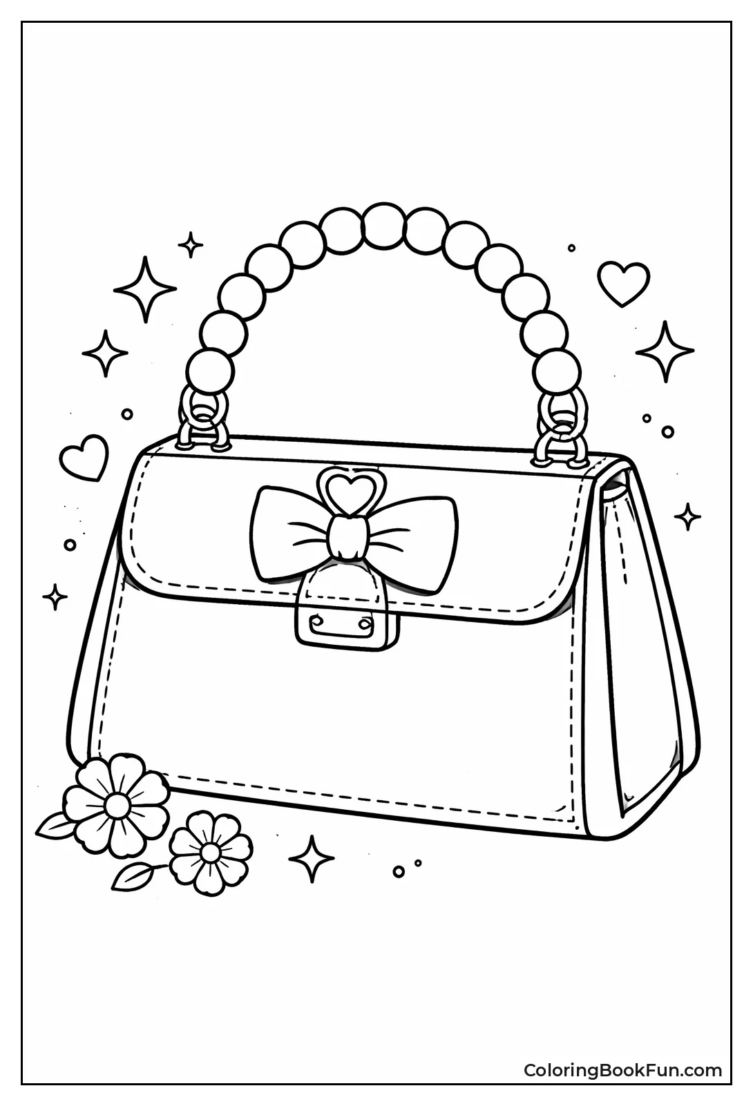 Vintage 1950s Box Purse