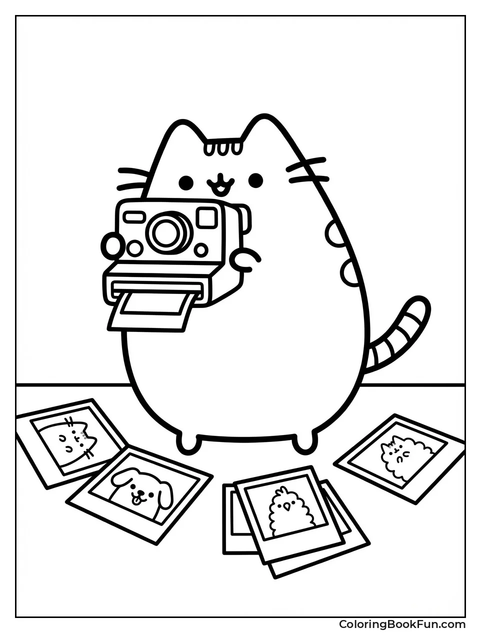 Pusheen Snapping Photos