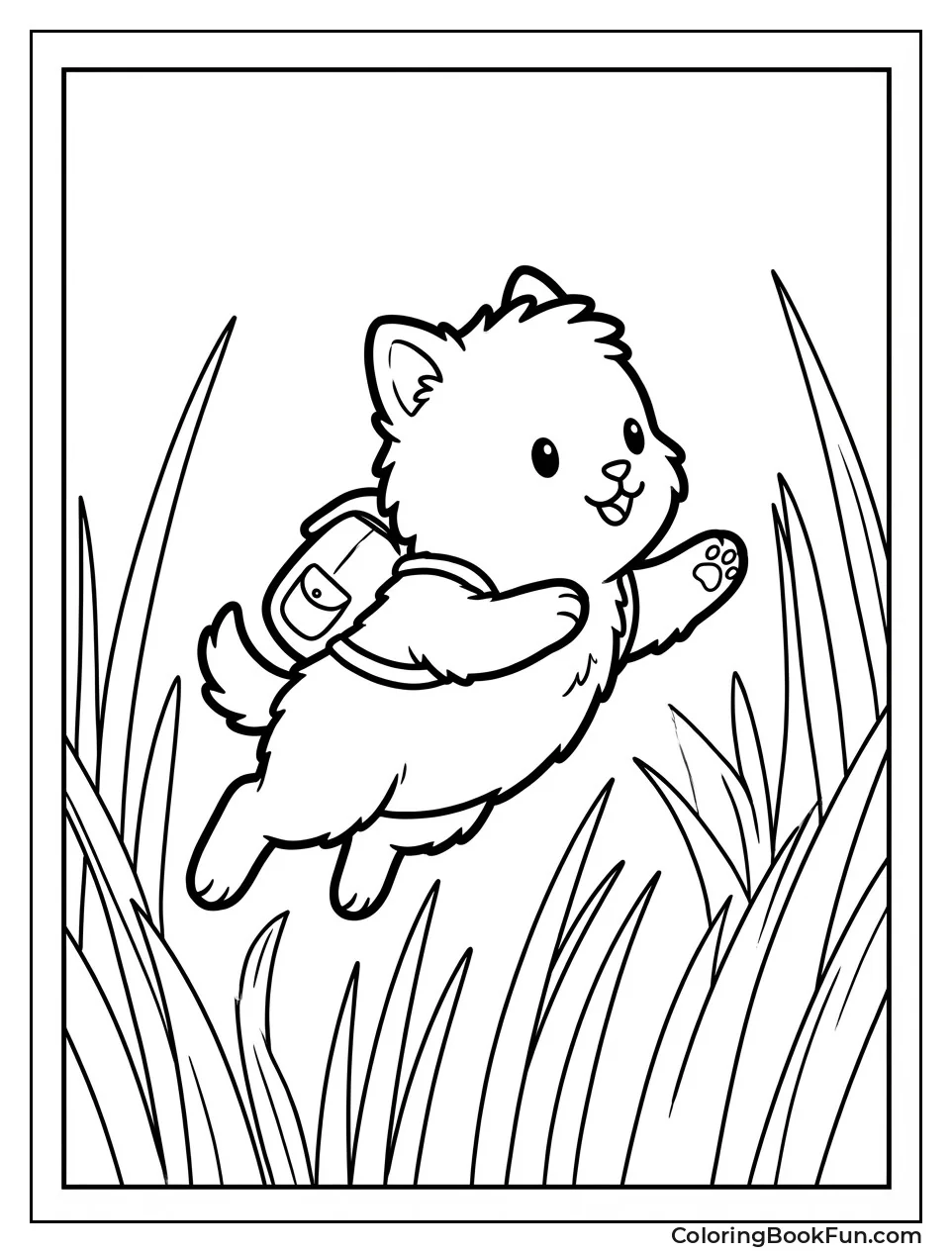 Pip Pouncing in Grass