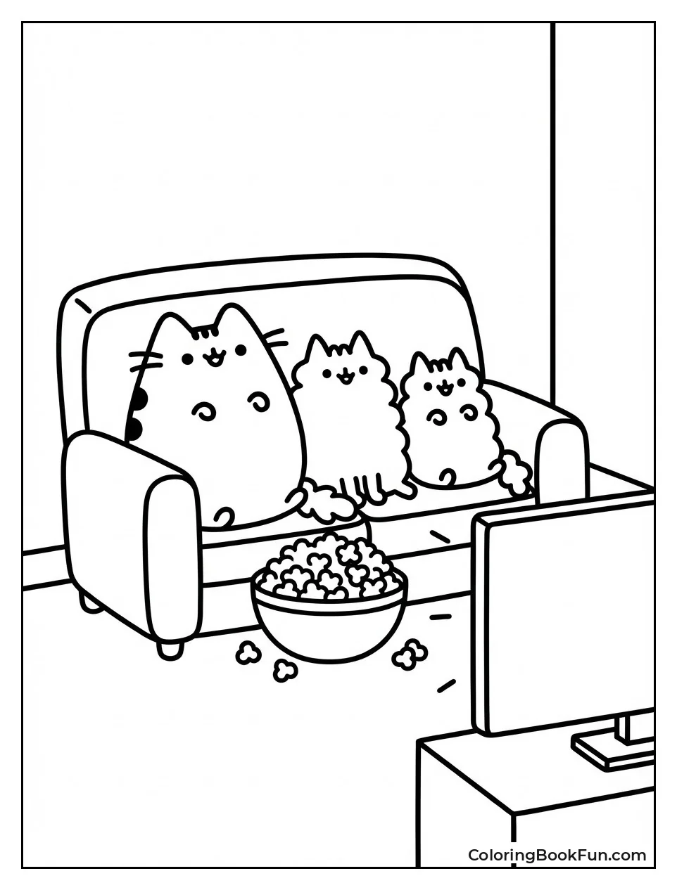 Siblings Sharing Popcorn