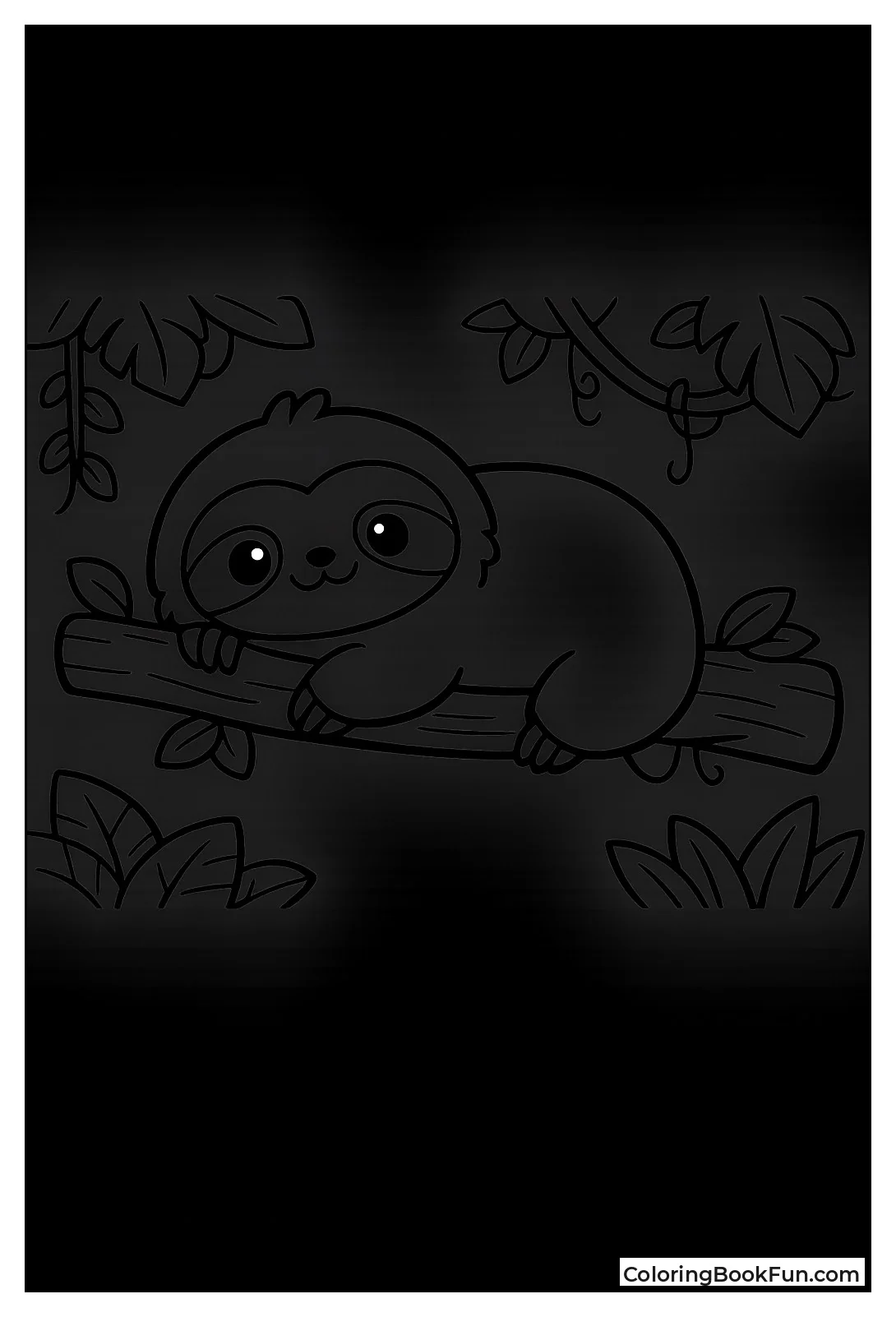 Pusheen Sloth Lounges Lazily