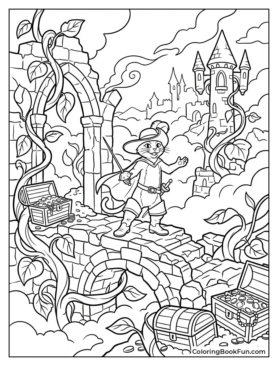 Giants Castle in Clouds