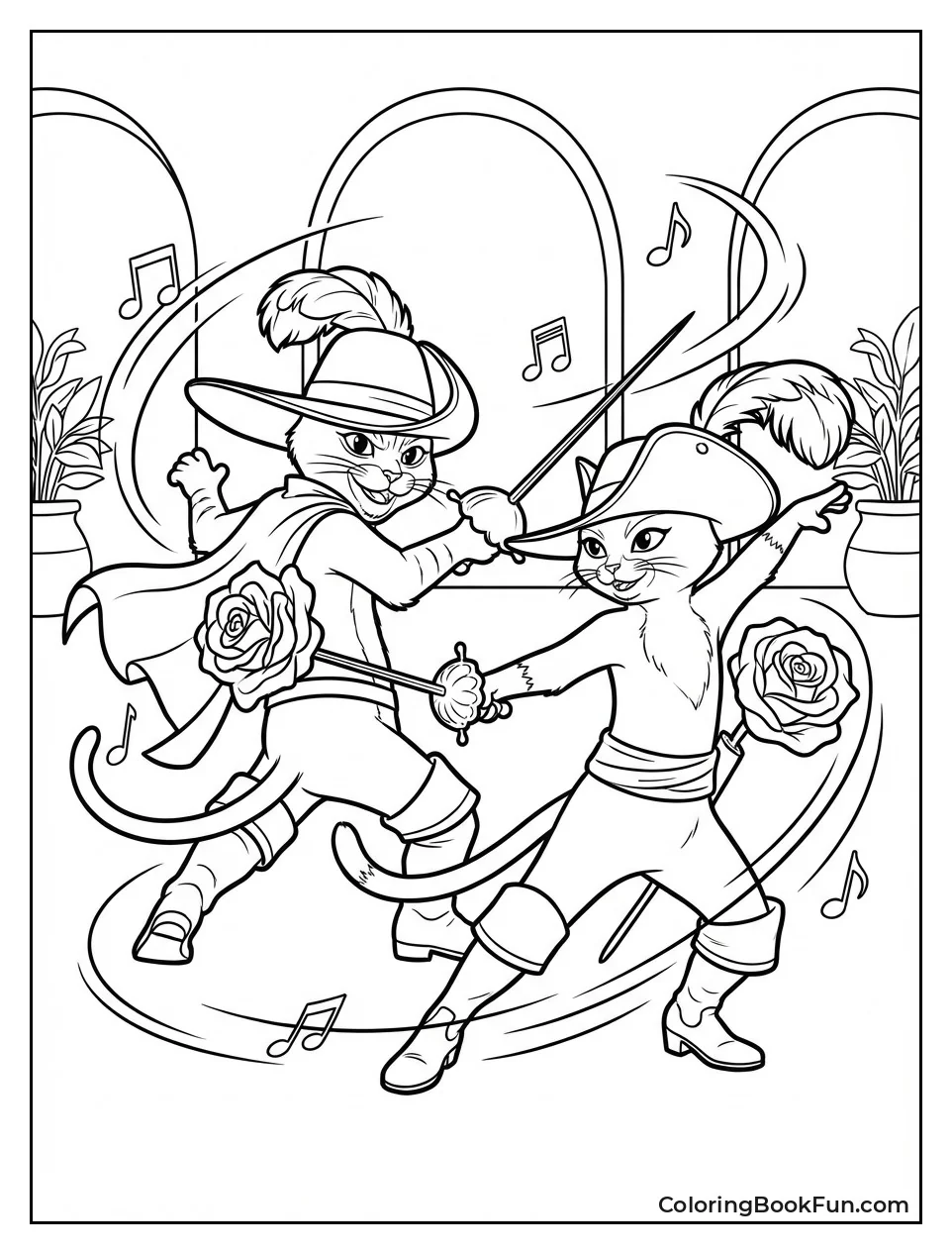 Puss Kitty Dance Sword Fight