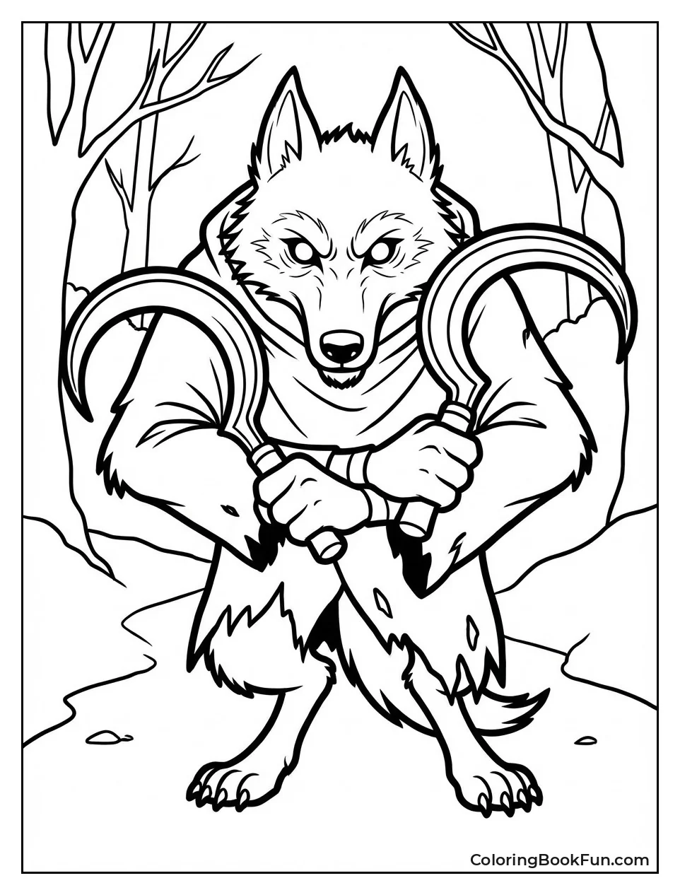 Death Wolf Grips Sickles