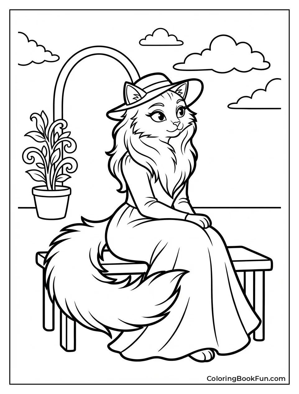 Dulcinea Poses Gracefully