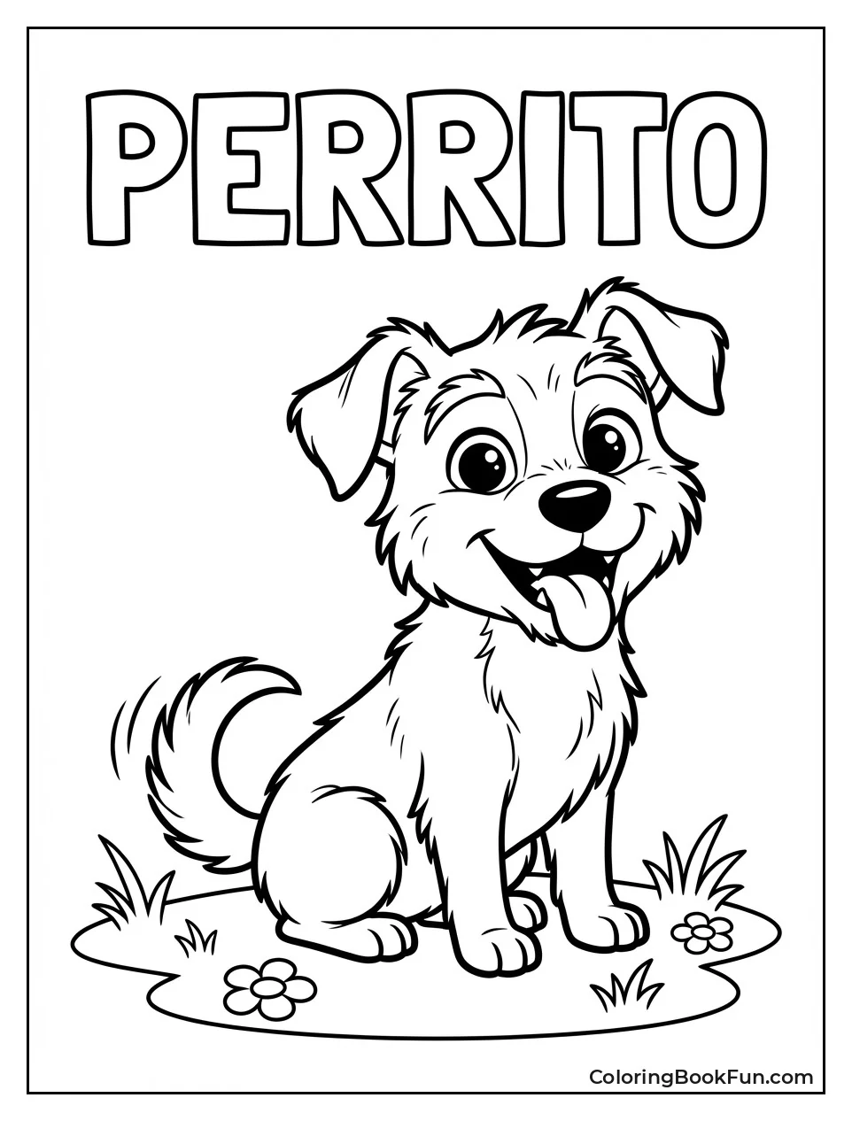 Happy Perrito Wags Tail