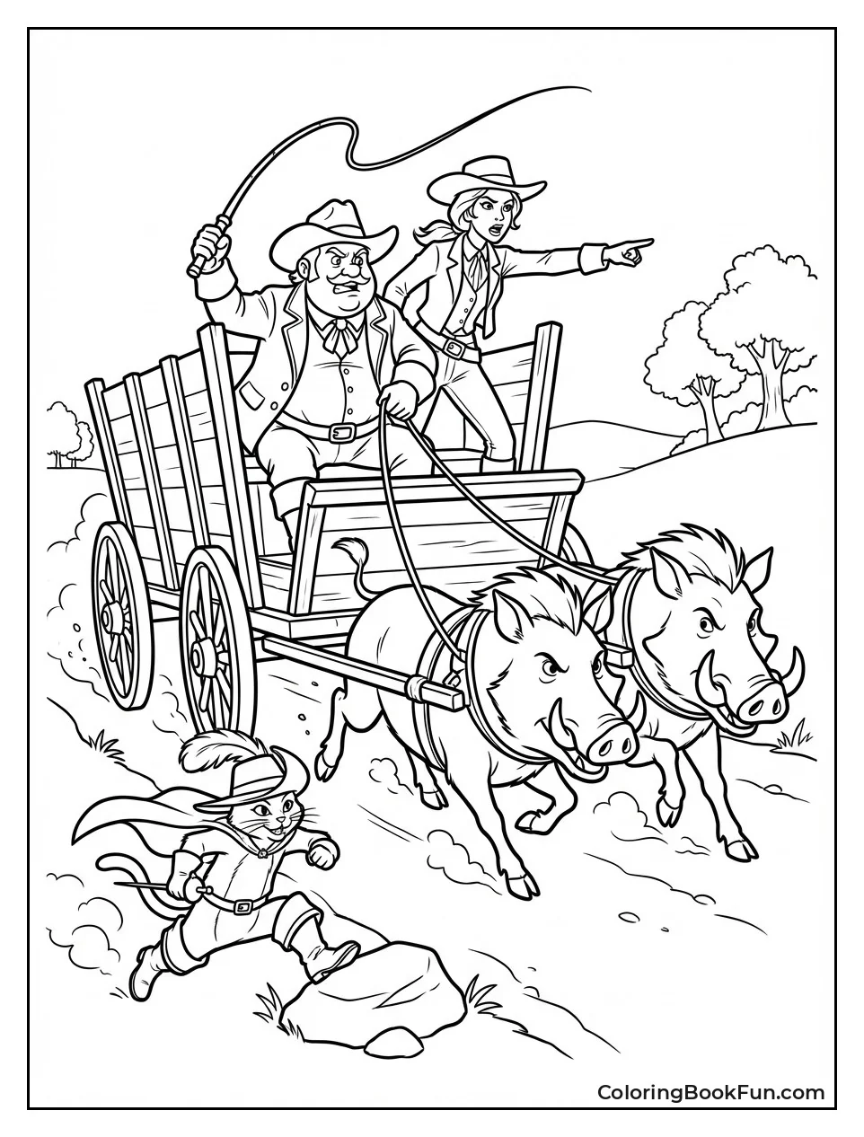 Jack Jill Chase in Cart