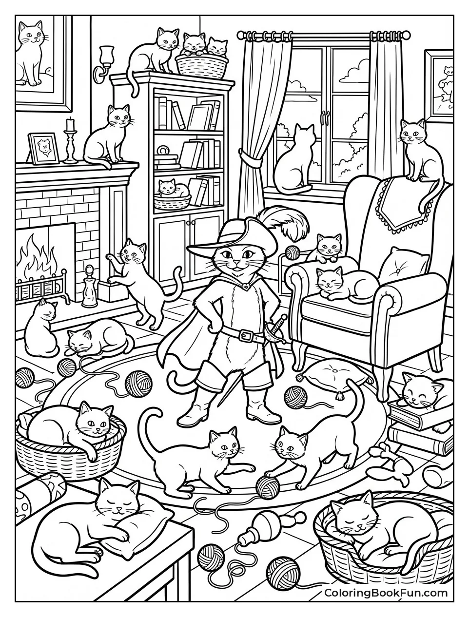 Cats Fill Mama Luna House