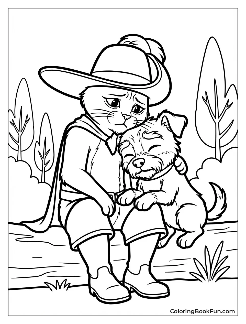 Perrito Hugs Sad Puss