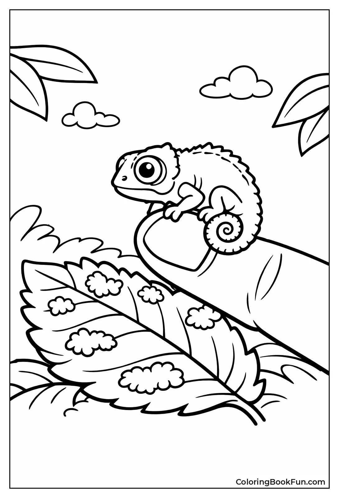 Tiny Pygmy Chameleon on Finger