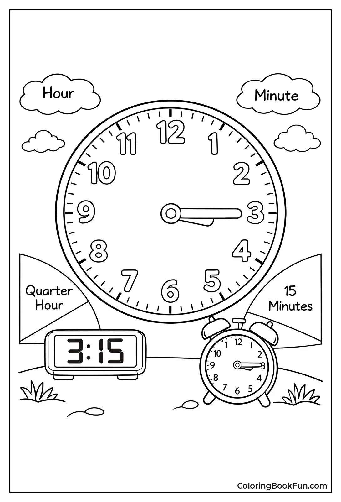 Quarter Hour Clock Ticks