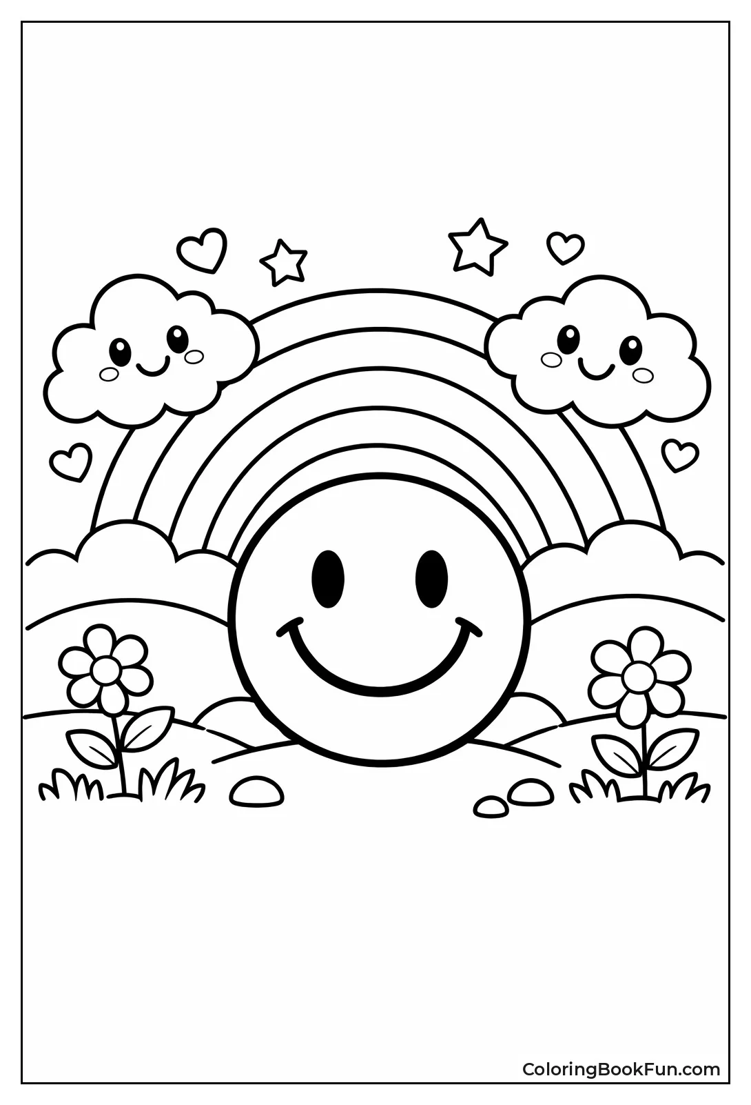 Rainbow Arch over Smiley