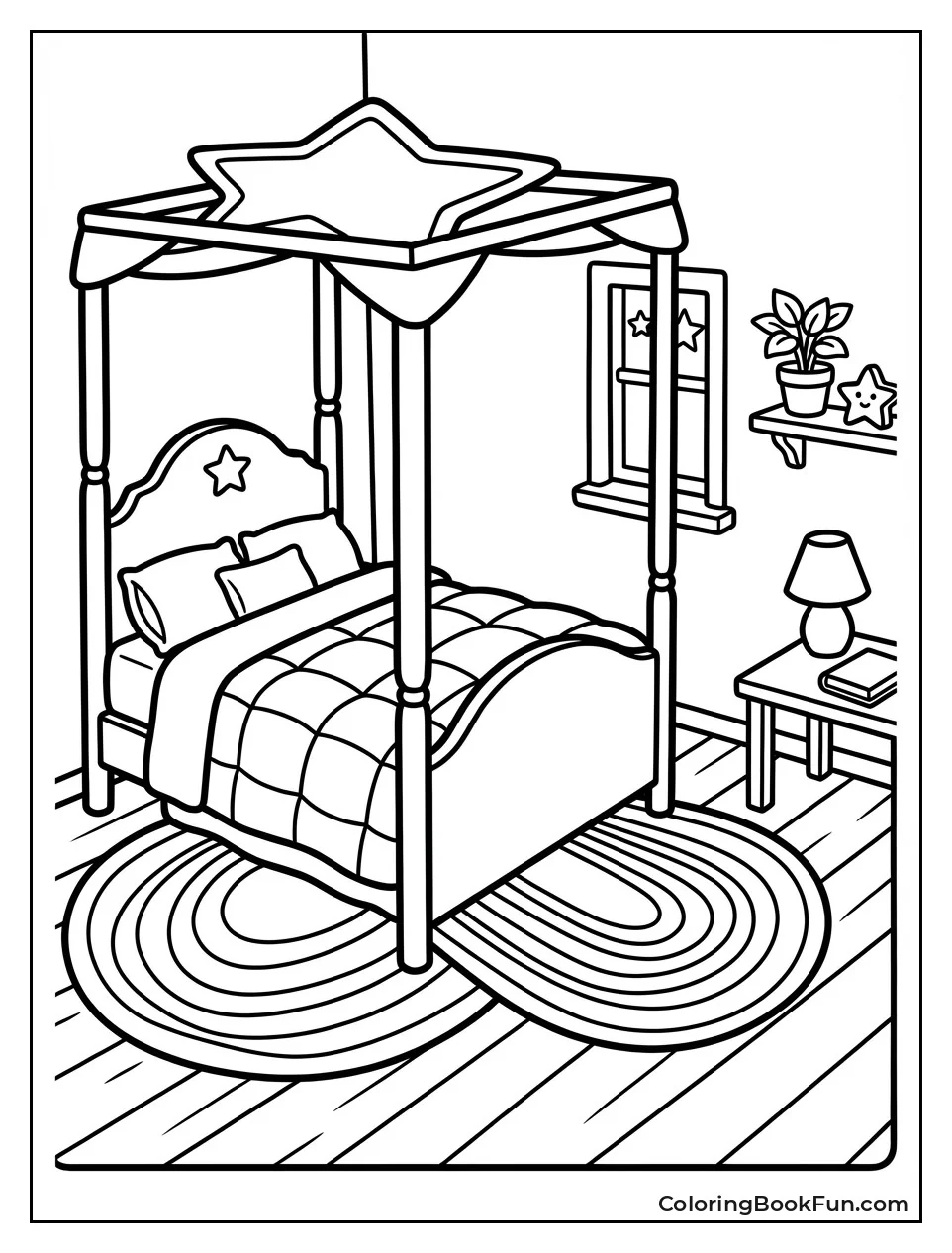 Rainbow Brite's Cozy Bedroom