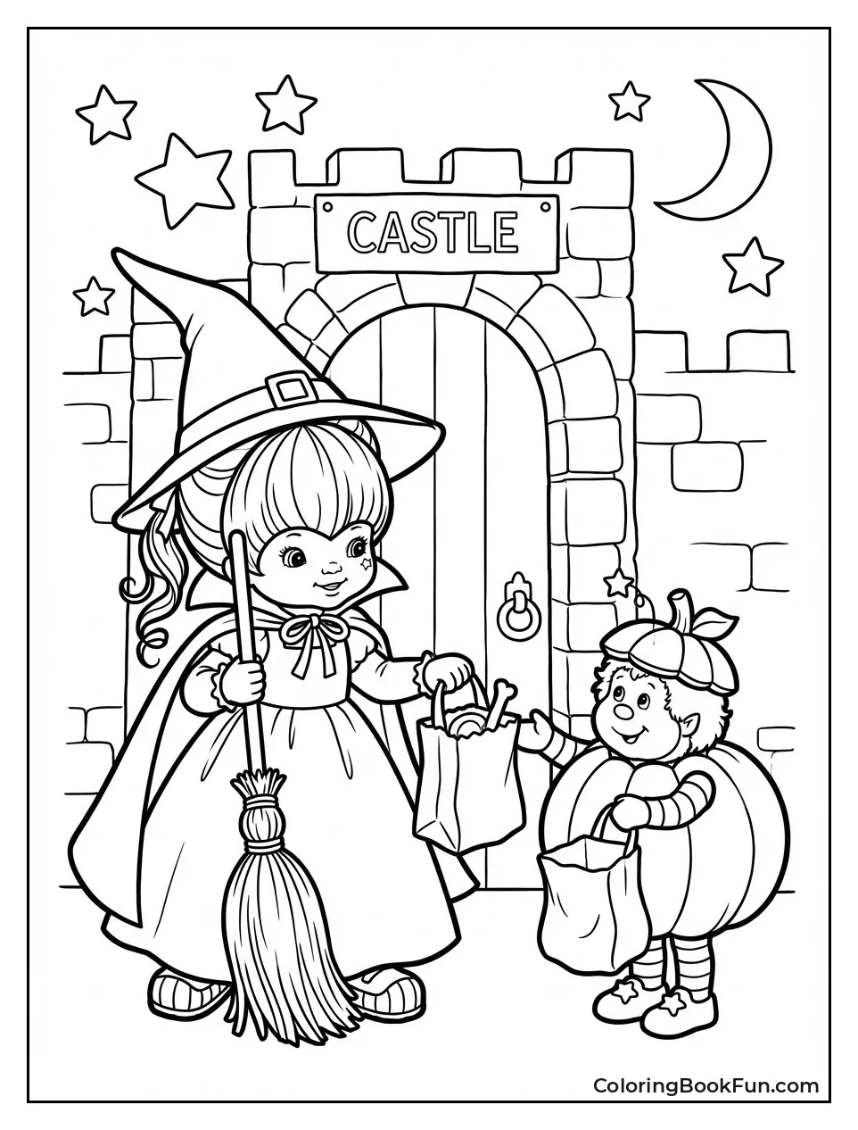 Rainbow Brite Trick-or-Treating