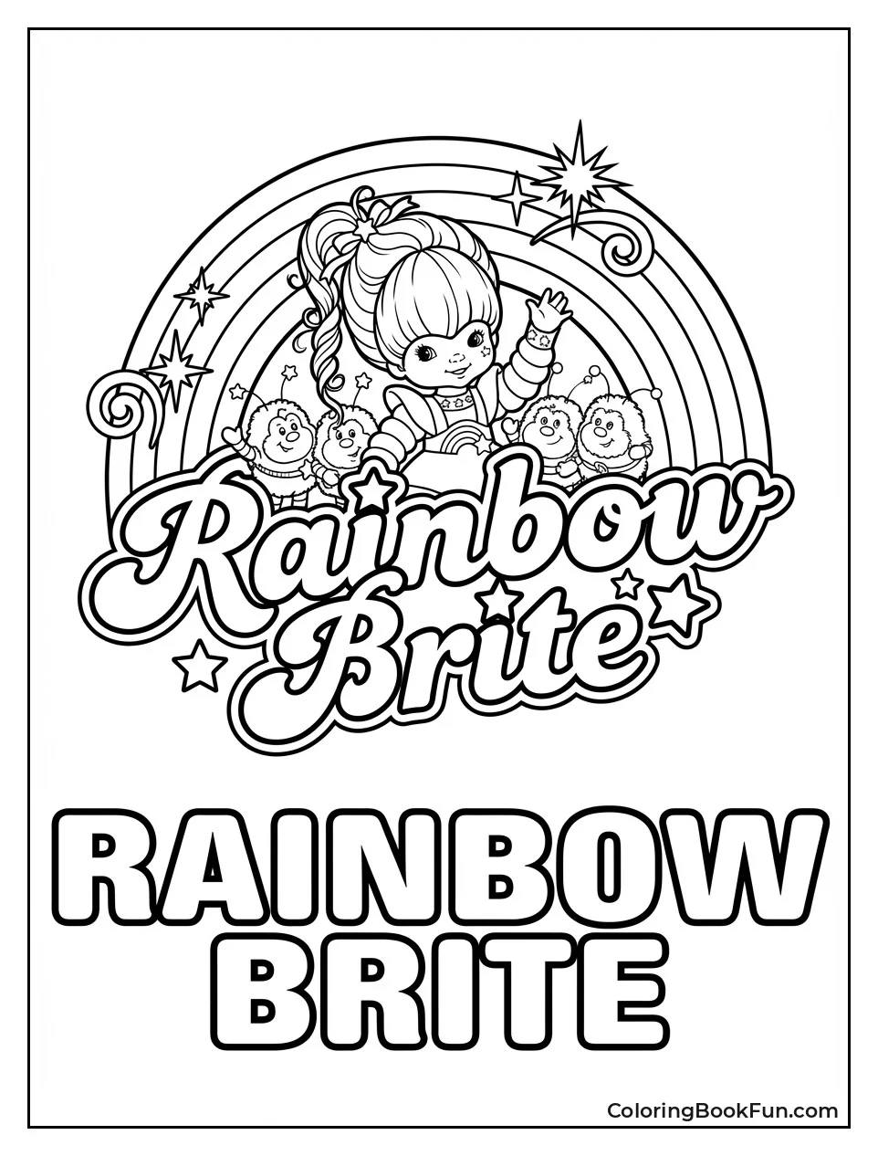 Classic Rainbow Brite Logo