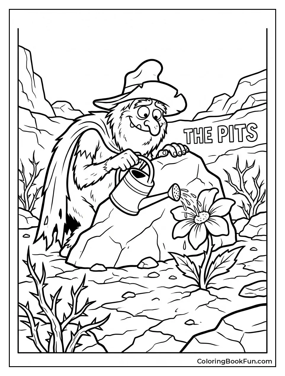 Lurky Watering Secret Flower