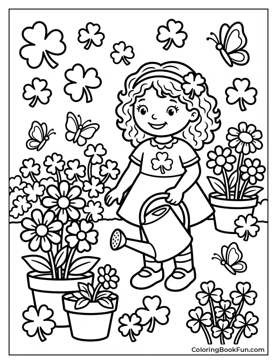 Patty O'Green in Flower Garden